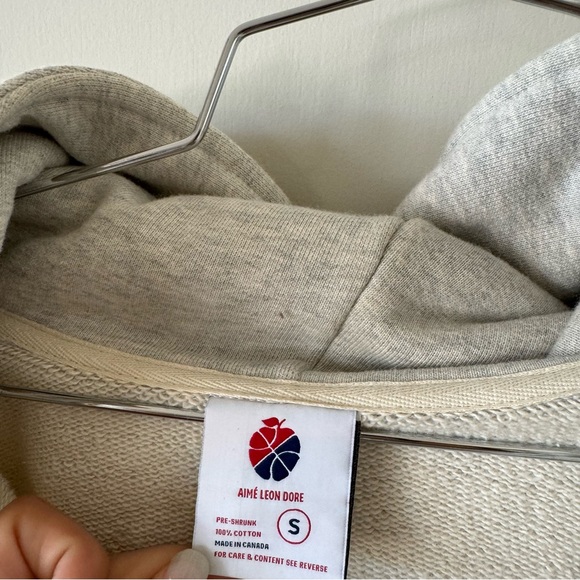 Aime Leon Dore 1/4 Zip Sweatshirt Size S - Picture 3 of 4